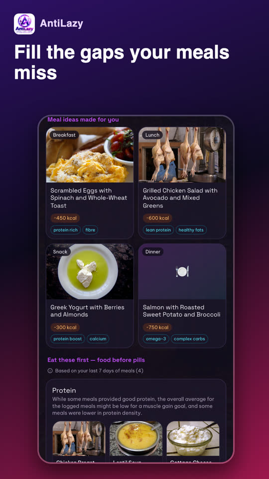 AntiLazy – AI Life Coach: Calorie Scanner, Trip Planner & Habits – screenshot 2