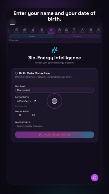 Bio-energy & numerology – real app screenshot 1
