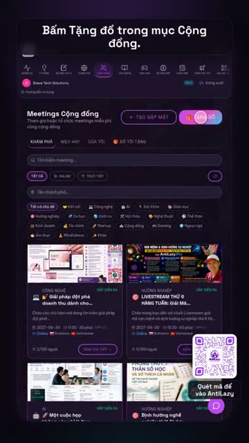 Tặng đồ, nhận credit – ảnh chụp thực tế từ app 1