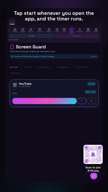 Screen Guard: take your focus back – real app screenshot 2
