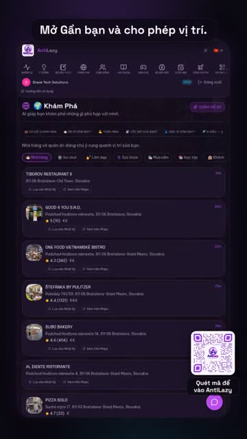 Xem gần bạn có gì – ảnh chụp thực tế từ app 1