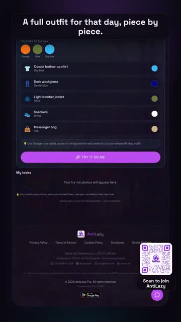 What to wear today? – real app screenshot 2