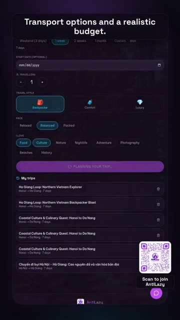 Trip planner from A to B – real app screenshot 1