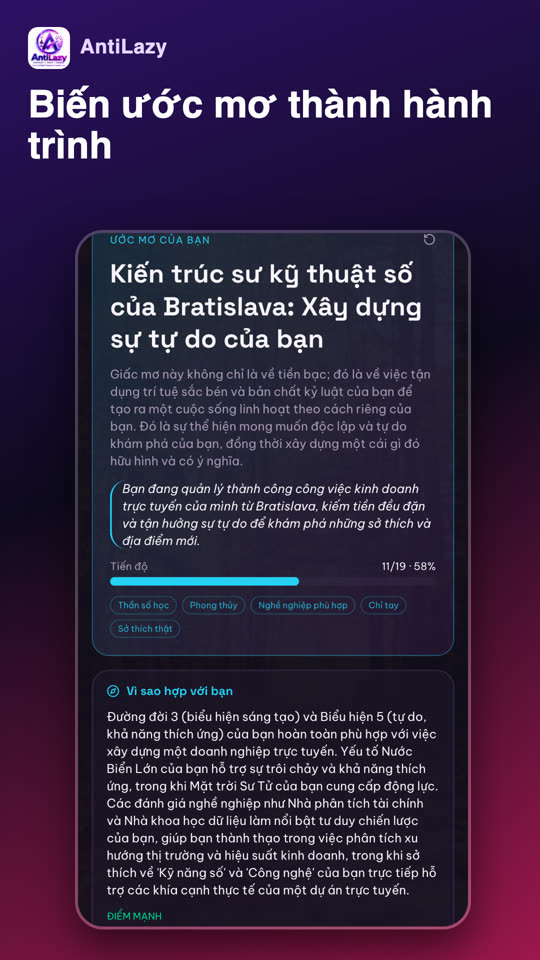 AntiLazy – AI Coach: Đếm calo bằng ảnh, Du lịch, Thói quen – screenshot 7